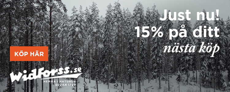 Widforss - 15% p&aring; ett helt k&ouml;p 